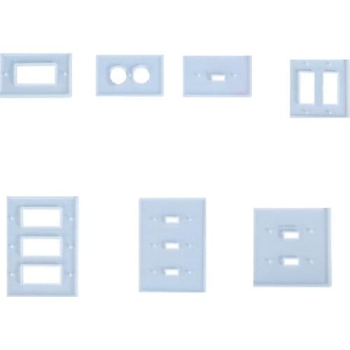 7 Styles USB Socket Panel Light Switch Cover Silicone Mould DIY Crafts Casting Tool Crystal Epoxy Resin Mold