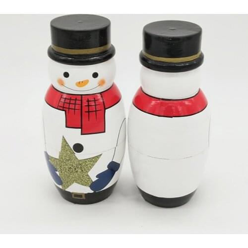 Handmade Wooden Different Pattern Small Items Doll Handmade Wooden Dolls Cartoon Animals Pattern Toy Gift