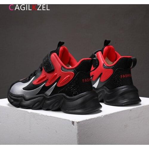 CAGILKZEL 2020 Kids Sneakers Boys Sports Shoes For Children Sneakers Shoes Leather Anti-slippery Fashion tenis infantil menino