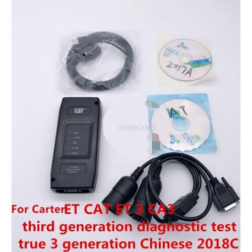 For Carter ET CAT ET 3CA3 third generation diagnostic test true 3generation Chinese 2018C Carter tester high-quality accessories