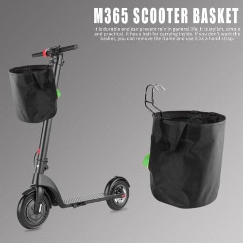 Hot Sale Scooter Basket Delicate Design Electric Scooter Skateboard Handle Grip Pure Color Bags for M365 Ninebot ES1-ES4