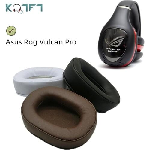 KQTFT 1 Pair of Replacement EarPads for Asus Rog Vulcan Pro Republic of Gamers Headset Ear pads Earmuff Cover Cushion Cups