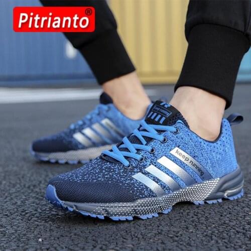 2021 Men Casual Shoes Lightweight Breathable Mesh Running Shoes Large Size Sneakers Comfortable Walking Jogging Men Shoes