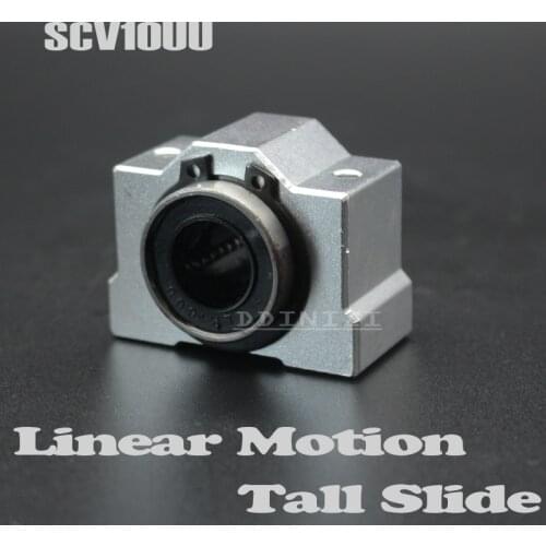 8pcs SC10V SCV10UU 10mm linear bearing bushing short sliding block inside contain LM10UU linear bearing for 10mm linear shaft