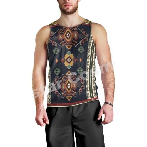 PLstarCosmos 3DPrint Newfashion Tribe Geometry Native Vibe Unique Harajuku TankTop Vest Men/Women Unisex Sleeveless Hawaii Style