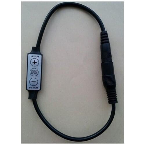 Mini led dimmer Micro controller LED Monotone Light Controller Dimmer with DC 5-24V