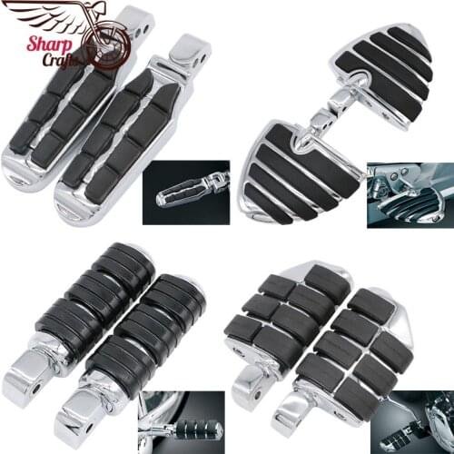 Motorcycle Passenger Foot Pegs Footrests For Yamaha VStar XVS250 650 950 Dragstar DS250 DS650 DS950 DS1100 Virago XV250 750 1100
