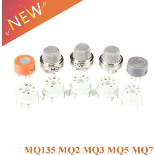 MQ Series Sensors MQ135 MQ2 MQ3 MQ5 MQ7 Detecting Gas Sensor Detector MQ-135 MQ-2 MQ-3 MQ-5 MQ-7