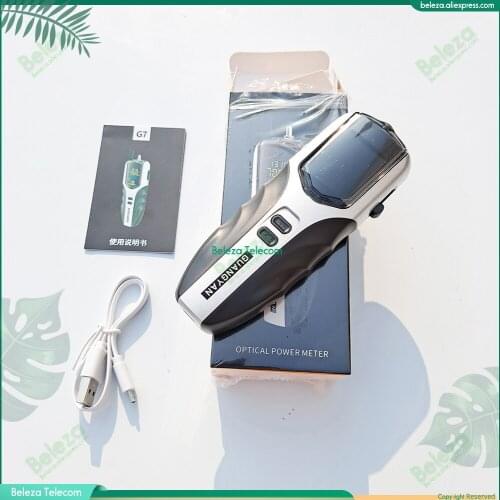 NEW High precision OPM Rechargeable battery optical power meter G7 Color LCD Screen fiber optic power meter with flash light