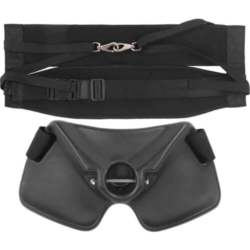 Adjustable Fishing Belly Top Rod Holder Black Fishing Waist Belt Support Fishing Rod Fighting Belt Pole Holder