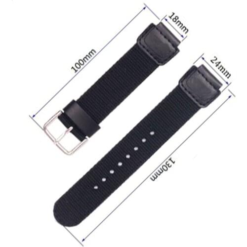 Nylon strap for CASIO band for SGW-300H 400H 500H MRW-200H AE-1000W AE-1300 AE-1200 W-S200H W-800H W-216H W-735H W-215 AEQ-110W