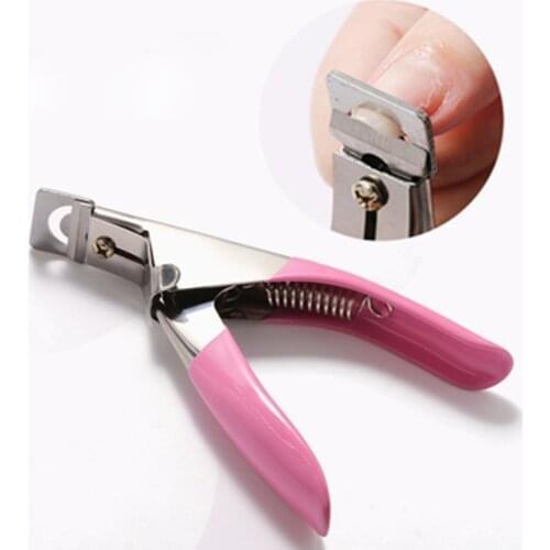 Fake Nail Cutter Professional Nail Clippers Straight Edge Acrylic Nail Clipper Tips Manicure Cutter Guillotine Cut False Nails