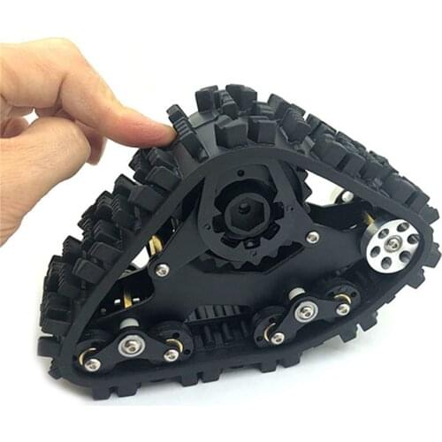 Snow Tires Track Wheels Sandmobile Conversion for 1/10 TRAXXAS TRX4 RC Crawler Car Upgrade Parts Accessories Non-slip Tires