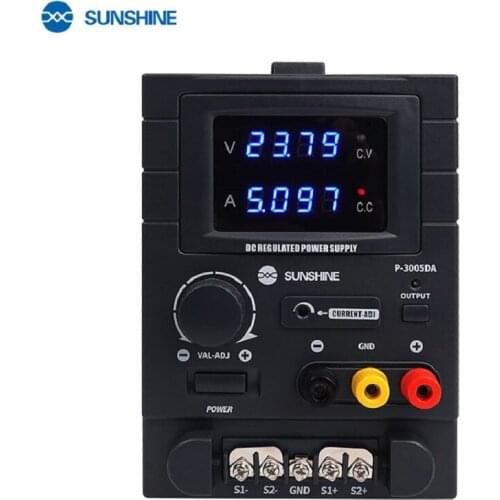 SUNSHINE P-3005DA Regulated Lab bench Power Supply Adjustable 30V 10A Voltage Regulator Stabilizer Switching Bench Source Lab
