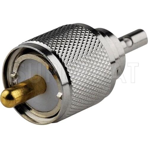 Superbat 10 pcs UHF Plug PL259 Solder RF Coaxial Connector for Cable RG316 RG174 RG178 LMR100