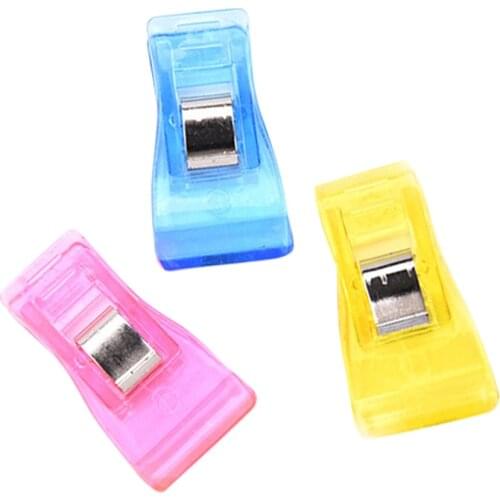 Edge Clip Quilt Tools Sewing Accessory Clips Sewing Machine Tools Patchwork Plastic Clips 10 Pcs 3.5*1.8cm
