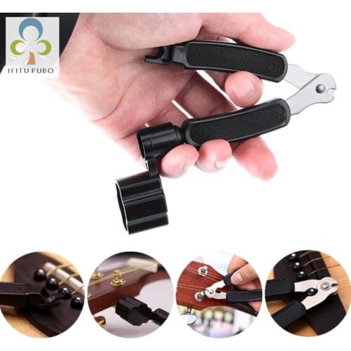 3 in 1 Guitar Peg String Winder + String Pin Puller + String Cutter Guitar Tool Set Multifunction Guitar Accessories GYH