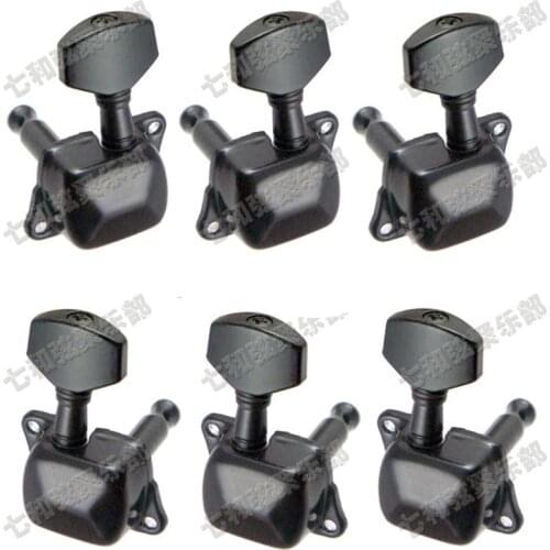 3L3R Black Semiclosed Folk Acoustic Guitar Tuning Pegs keys Tuners Machine Heads guitar accessories parts Musical instrument
