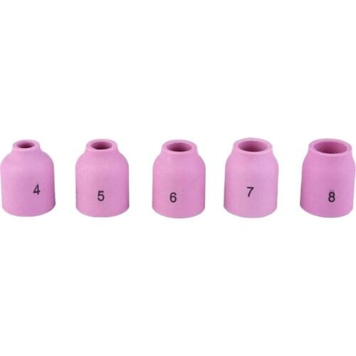 5pcs 53N TIG Alumina Nozzle Shield Cup For WP-9/20/22/24/25 Accessories