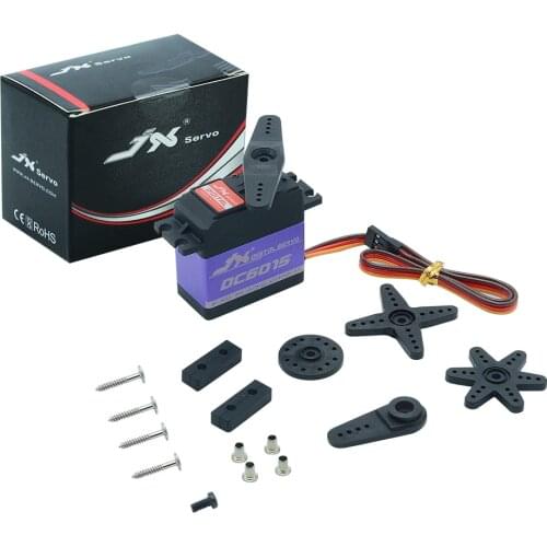 JX DC6015 Stall Torque 15kg Metal Gear Digital Servo Motor for RC Car Crawler Boat Airplane Robot Helicopter