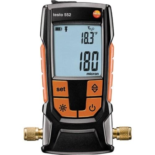 Testo 552 Digital Vacuum Meter High-precision Vacuum Pressure Gauge Refrigeration Heat Pump System Vacuum Testing Pressure Gauge