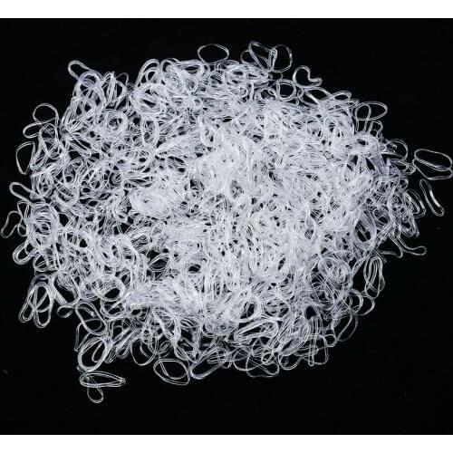 About 1000pcs/bag Rubber Bands Hot Sale Child Baby Hair Holders Elastics Girls Tie Gum Kids Hair Ring Hair Accessories Drop Ship