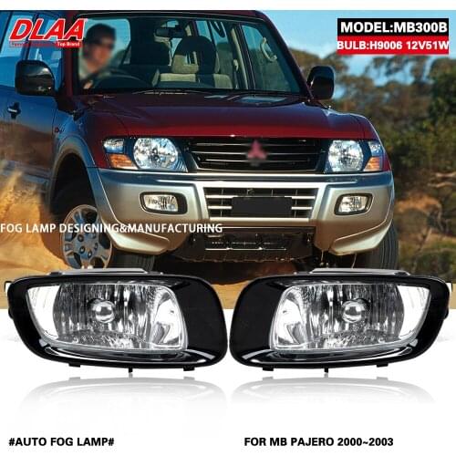 DLAA For Pajero 2000 2001 2002 2003 Front Fog Lights Car Styling Spot Light Fog Lamps With Switch - 1 Pair