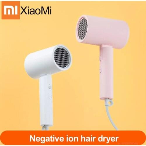 Original Xiaomi Foldable Negative Ion Hair Dryer H100 Water Ion Hair Care Professional Quick Dry 1600W Easy to Carry