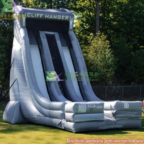 Stimulating Cliff Hanger Inflatable slide