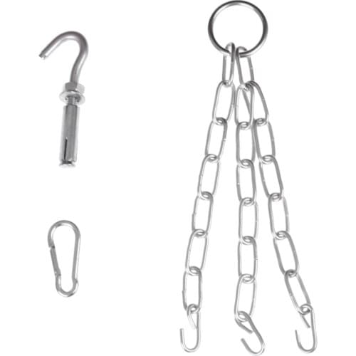 50cm Punching Bags Iron Hanging Chains Boxing Training Sandbag Muay Thai Kickboxing Fitness Training Practice