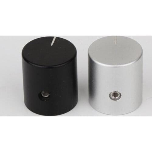 Hi-end Knurled 100% Full Aluminum Potentiometer Volume Knobs Amplifier Amp Effect Pedal Knobs for 6mm Dia Knu