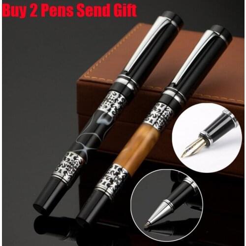 Classic Design Hot Selling High Quality Full Metal Roller Ballpoint Pen Business Men Gift Pen Buy 2 Pens Send Gift