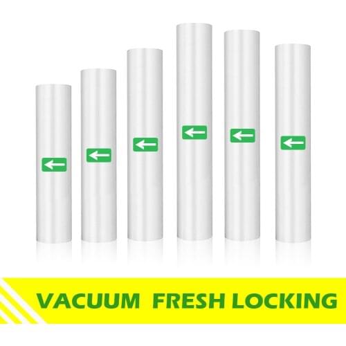 Kitchen Food Vacuum Bag Storage Bags For Vacuum Sealer Food Fresh Long Keeping 12 15 20 25 28 30cm*500cm 1/2/3/6 Rolls