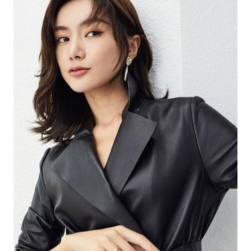 Genuine Sheepskin Real Leather Jacket Slim Coat Windbreaker Women Clothes 2020 Chaqueta Mujer 71108 YY982