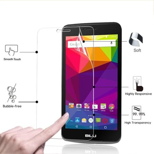 BEST quality HD lcd screen protector film For BLU Touchbook G7 7.0" Clear glossy front screen protective film with clean cloth