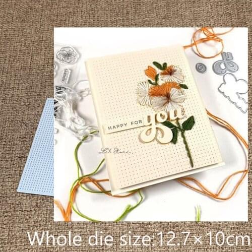 XLDesign Craft Metal stencil mold Cutting Dies Embroidery hole frame scrapbook die cuts Album Paper Card Craft Embossing