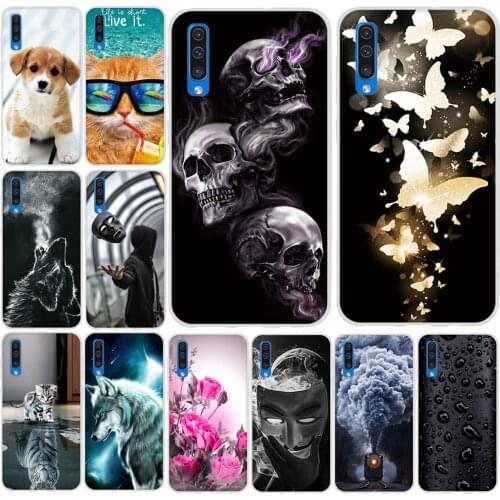 Soft TPU Back Cover For Samsung Galaxy A50 A10 A30 A20 A60 A70 A40 Case Silicone Mobile Phone Case Cover Cute Shell Funda Coque