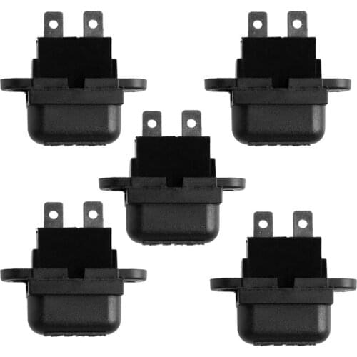 OOTDTY 5pcs 30A Amp Auto Blade Standard Fuse Holder Box for Car Boat Truck with Cover