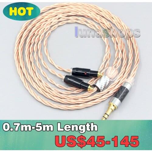 Silver Plated OCC Shielding Coaxial Earphone Cable For Shure SRH1540 SRH1840 SRH1440 headphone Headset LN007169