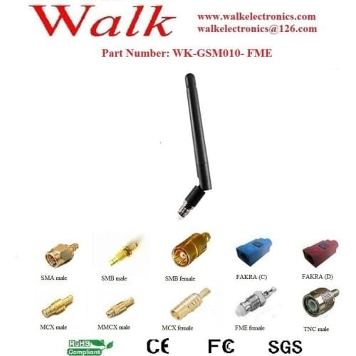 Swivel gsm antenna, elbow gprs gsm rubber antenna, AMPS quad band antenna, foldable FME female straight antenna