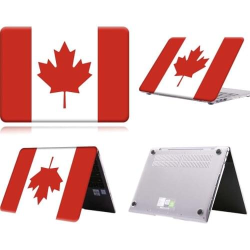 Canadian Flag Pattern Anti-slip Laptop Case For MateBook 13/13 AMD Ryzen/14/D14/D15/X 2020/X Pro/Pro 16.1/Honor MagicBook 14/15