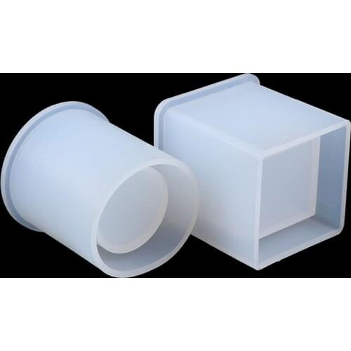 Silicone Mold Dried Flower Resin Decorative DIY Craft Designer Storage Pen Holder Mould Epoxy Resin Concrete Molds Candle Mold