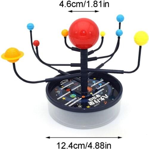 Solar System Nine Planets Model Science Kit Kids DIY Assembly Planetarium Toy