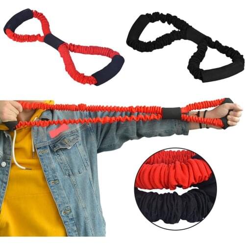 Archery Shooting Posture Practice Arm Strength Exercise Trainer Puller Band Yoga Fitness Resistance 8 Word Chest Expander Rope