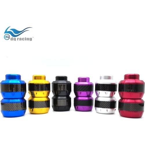 2PCS Universal Frame Slider For Motorcycle Front Wheel Crash Pad Screw Motorcycle-Frame-Slider Multi Color For Scooter Bike