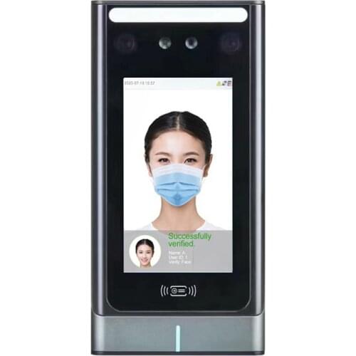 Visible Light Dynamic Face Facial Recognition Time Attendance and Access Control Original ZK Biometric Palm&Card Time Recording