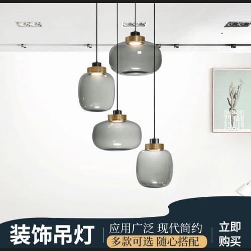 Vintage crystal glass ball led light chandeliers ceiling hanging lamp lustres kitchen chandeliers bedroom