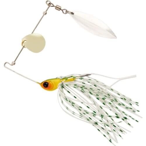 1PCS Rotating Metal Spinner Fishing Lure Hard Bait10g3D Eyes Artificial Bait Wobblers Fishing Bait Carp Bass Pike Fishing Tackle