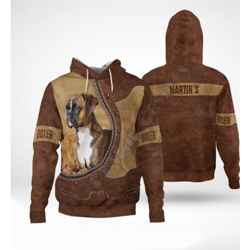 Love Boxer 3D Hoodies Printed Pullover Men For Women Funny Sweatshirts Fashion Animal Sweater Drop Shipping 02