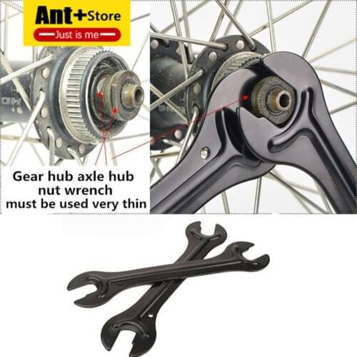 2PCS Bicycle Repair Tool AccesoriesSteel Bike Head Open End Axle Hub Cone Wrench Durable Spanner bike multitool